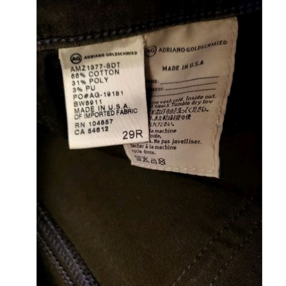 AG Adriano Goldschmied Stevie Ankle Glitter Jeans - Picture 5 of 6